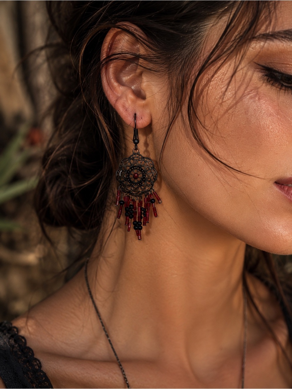 Boho Chic Dangle Lia Sophia Earrings Festival Fashion